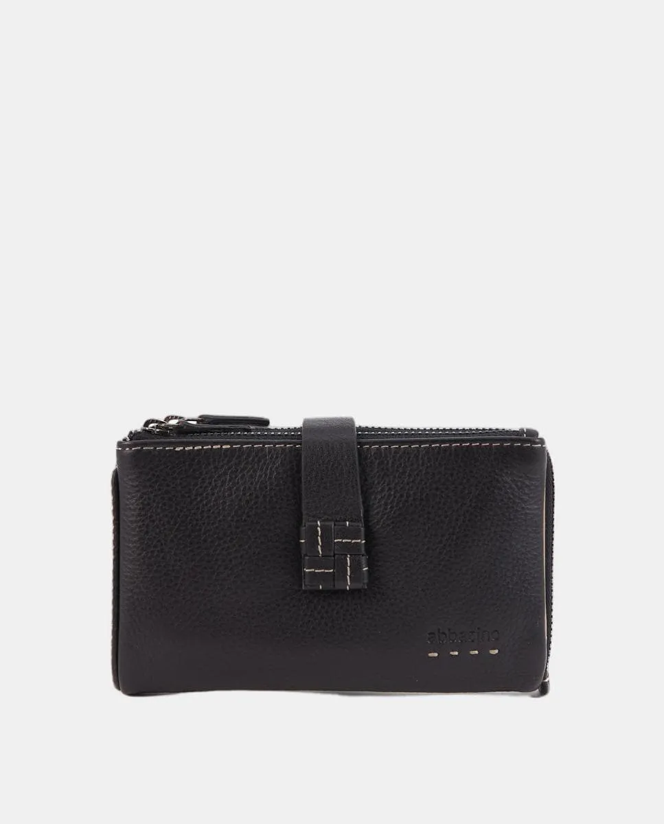 

Средний кошелек Freedom из кожи Abbacino, черный