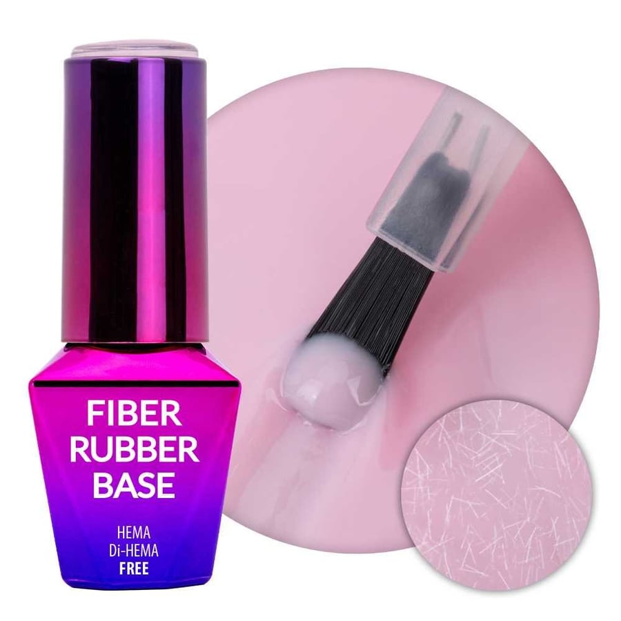 

Основа из волокнистого каучука MollyLac Angel Pink HEMA/Di-HEMA Free 10 г