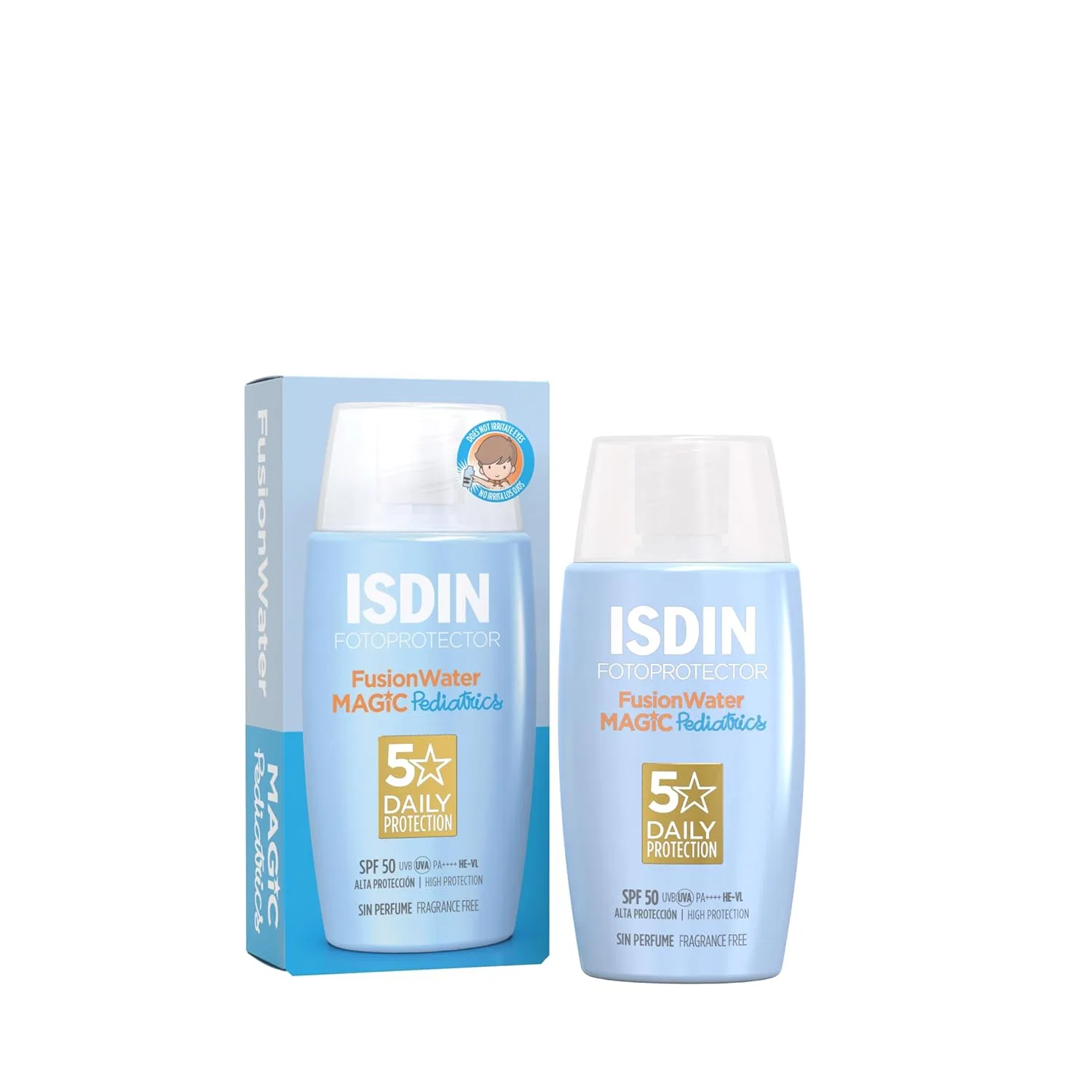 Солнцезащитный крем для лица ISDIN Fusion Water Magic Pediatrics SPF 50, 50 мл Isdin