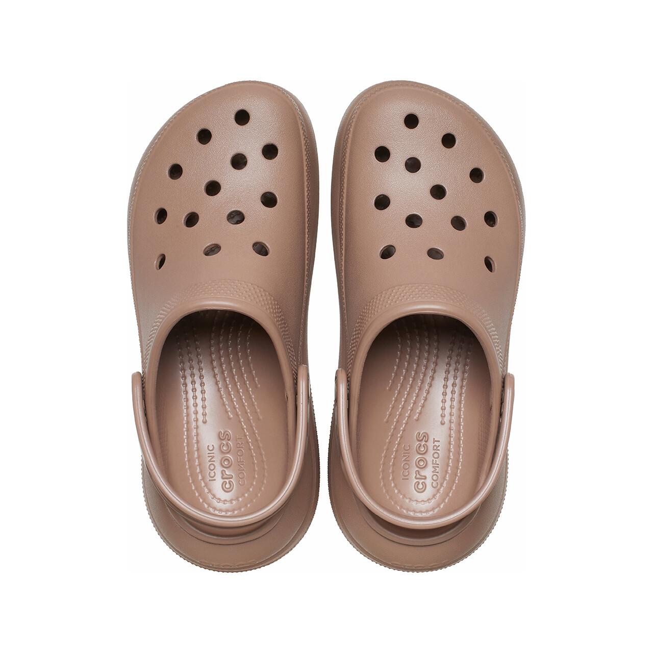 Crush Clog Сабо унисекс Crocs, цвет Latte — фото 4