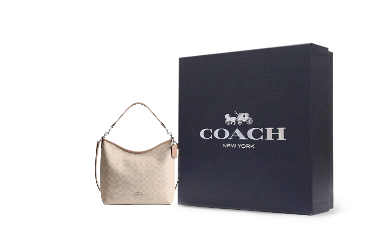 

COACH Лавровая искусственная кожаная сумка через плечо