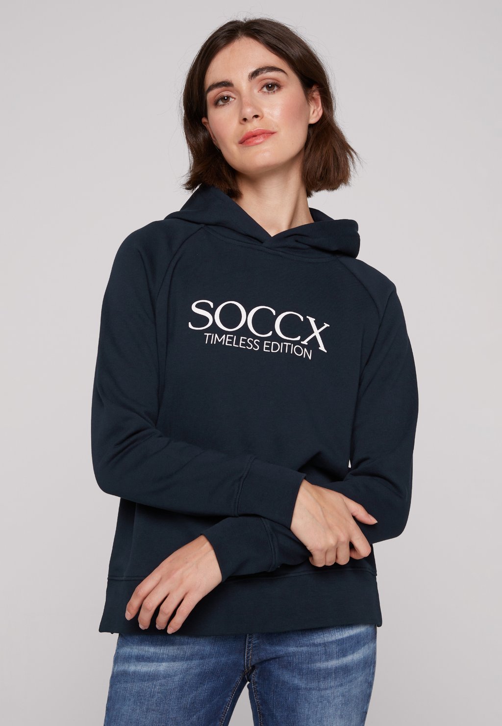 

Толстовка MIT LOGO Soccx, темно-синий