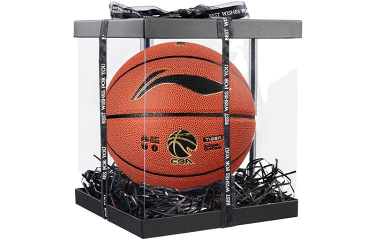 

LINING Коллекция CBA баскетбольный мяч PU коричневый размер 7 тренировочный матчевый мужской