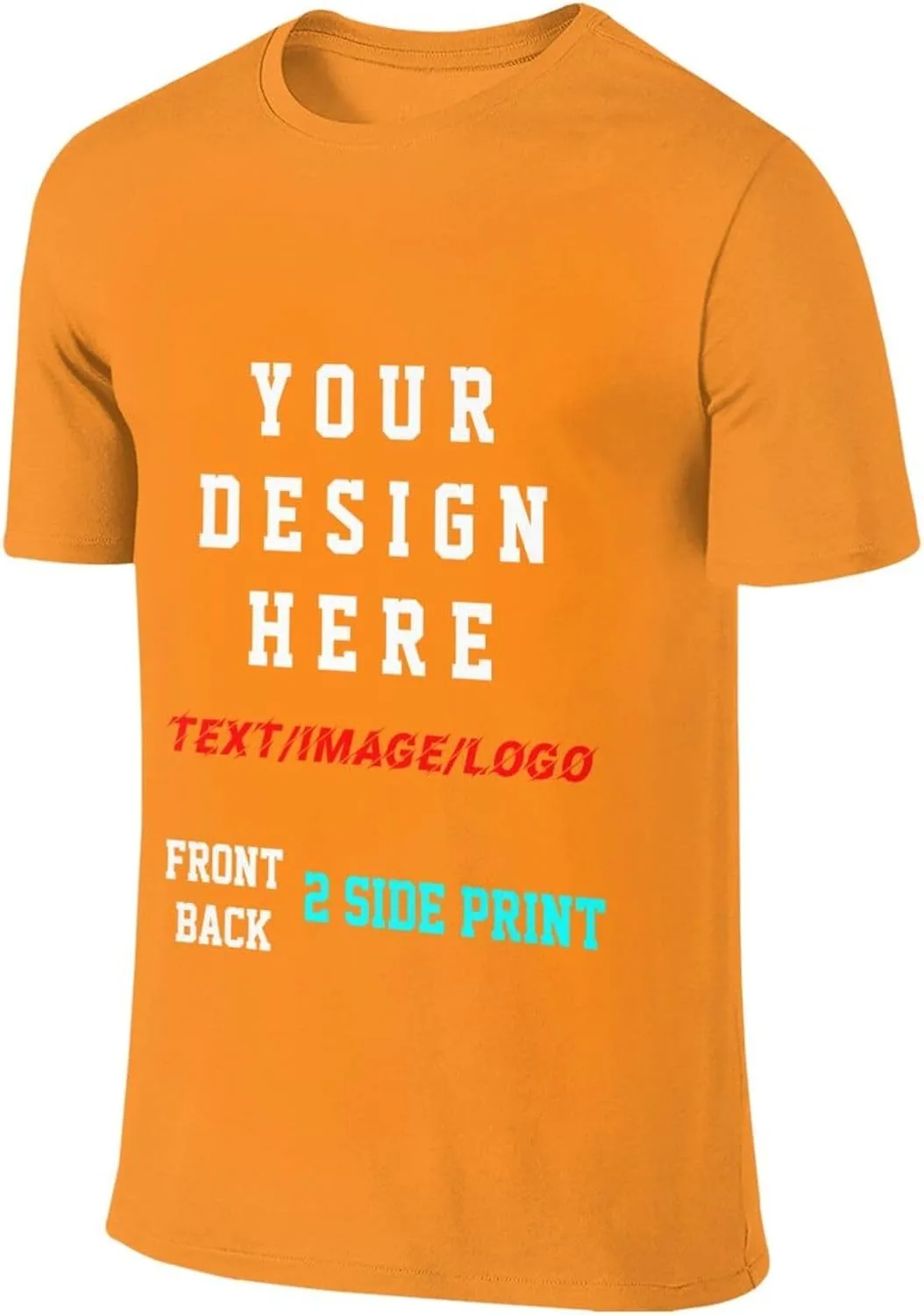 Футболка Custom T Shirts с индивидуальным дизайном спереди и сзади — фото 2