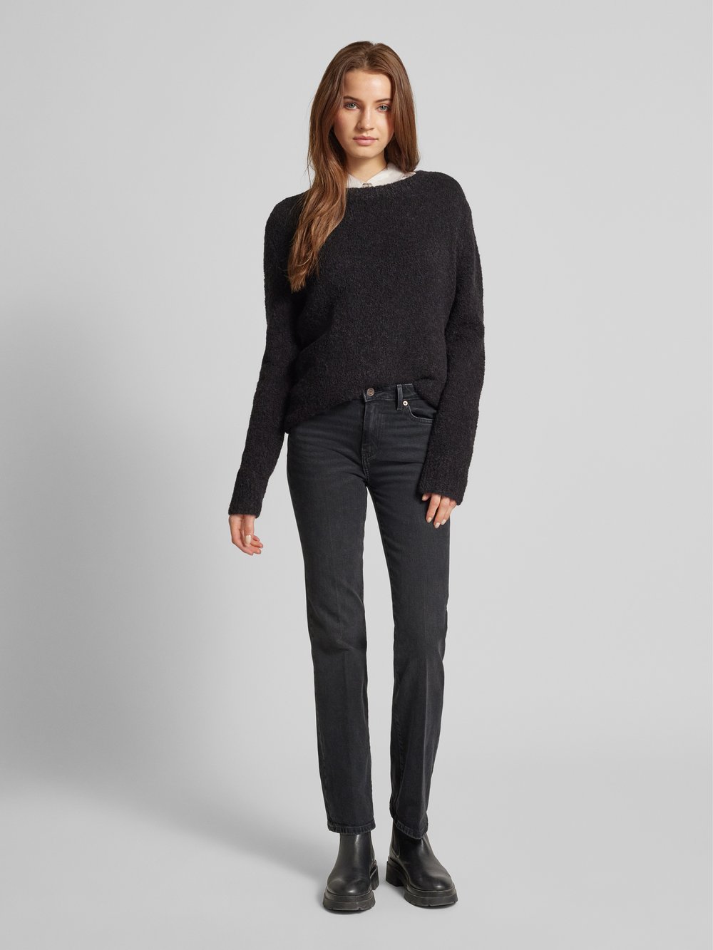 

Джинсы Bootcut с 5 карманами, модель «IRIS» Tommy Hilfiger, темно-серый