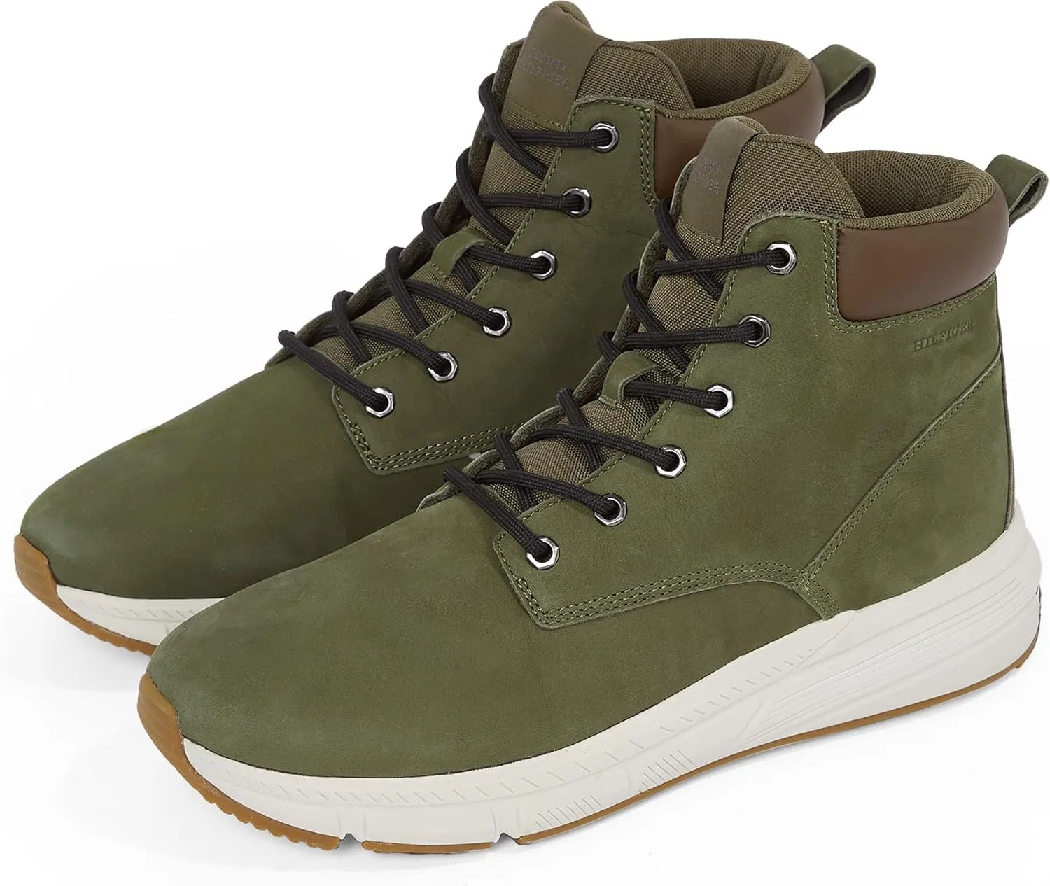 Мужские легкие гибридные ботинки Tommy Hilfiger Hilfiger NBK Hybrid Boots Fm0fm05461, зеленый — фото 3