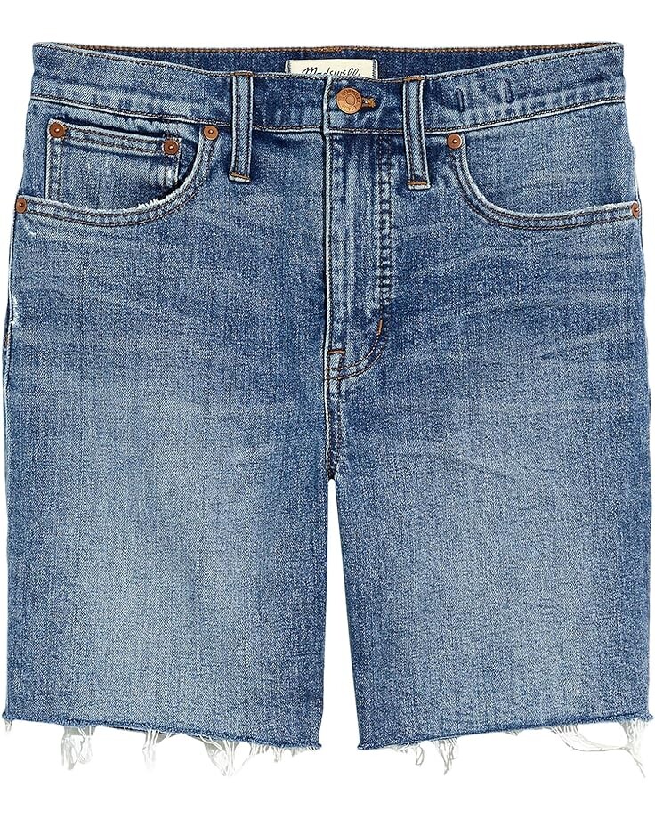 

Шорты Madewell High-Rise Mid-Length Denim Shorts in Gosford, цвет Gosford