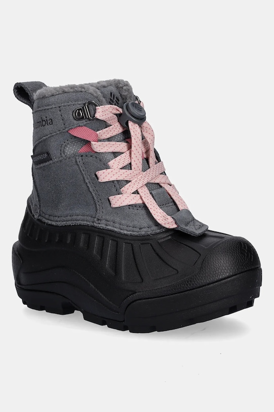 

Детские замшевые зимние ботинки POWDERBUG ALPINE Columbia, серый