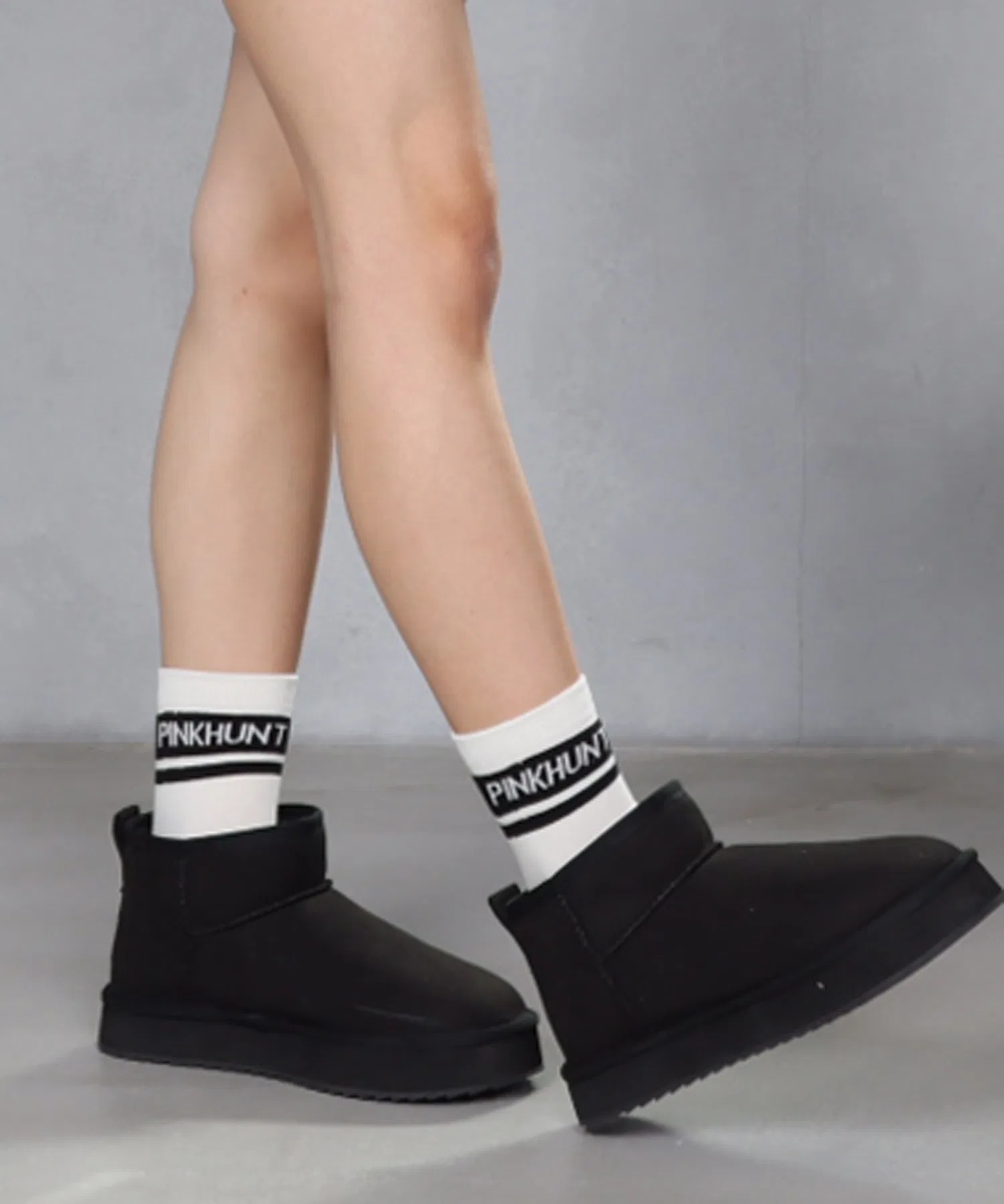 Носки PINKHUNT Logo Line Crew Socks 1312