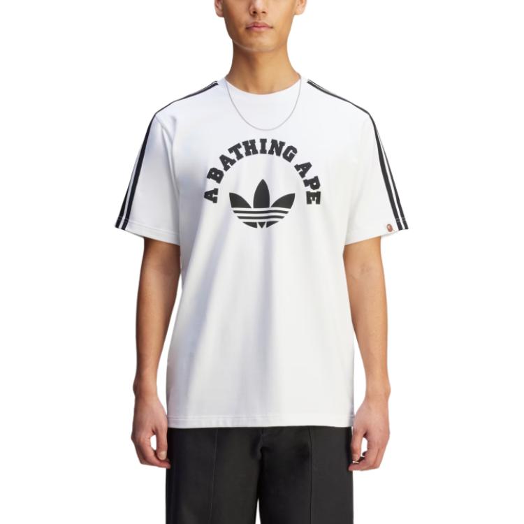 Футболка Bape X Adidas Adidas Originals, белый — фото 4