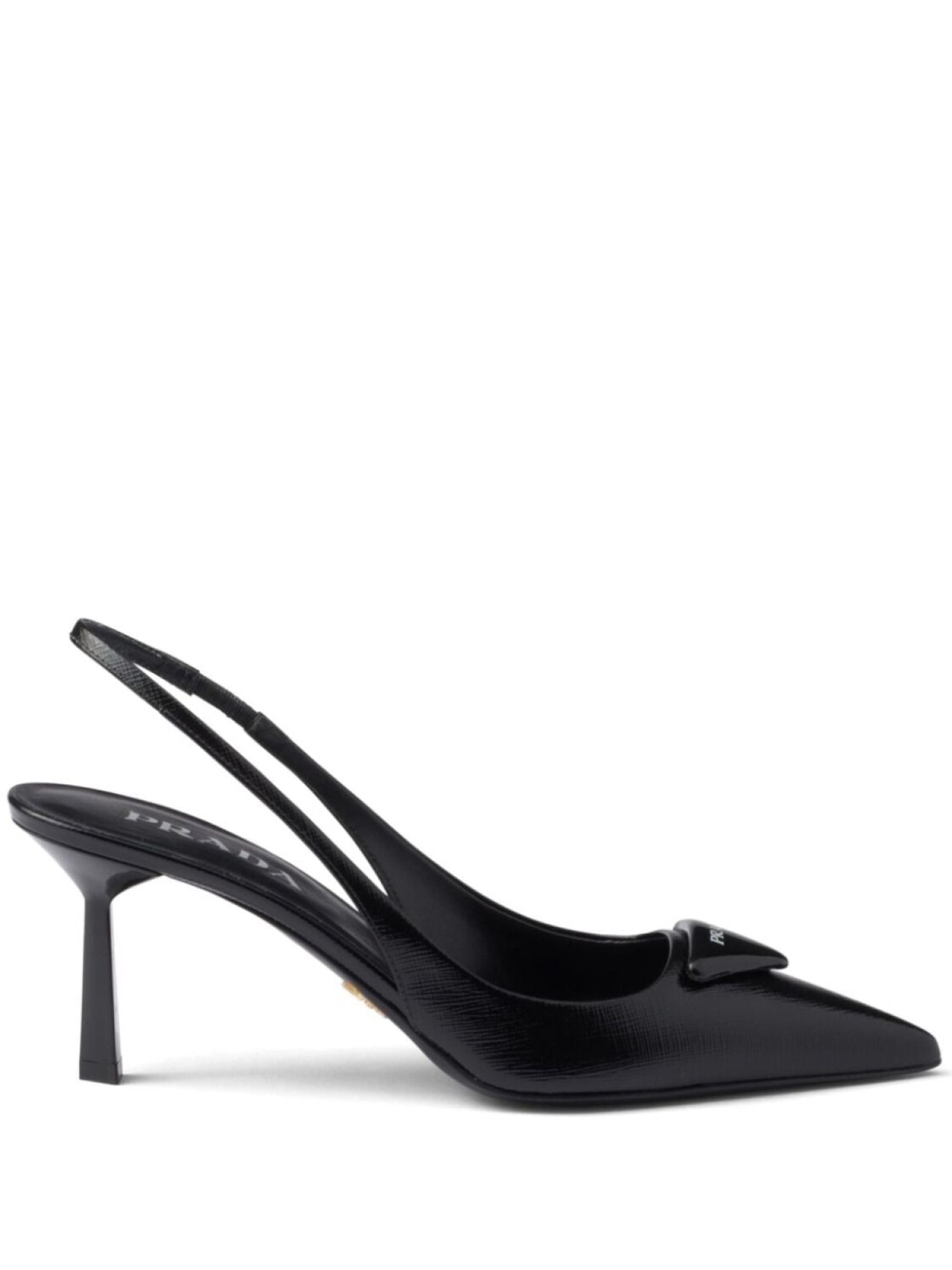 Prada туфли с логотипом, черный