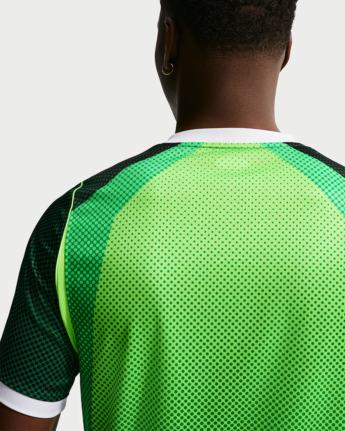 Мужская футболка Nike Dri-FIT Nigeria 2026 Stadium Home, Pine Green/Electric Green/White — фото 2