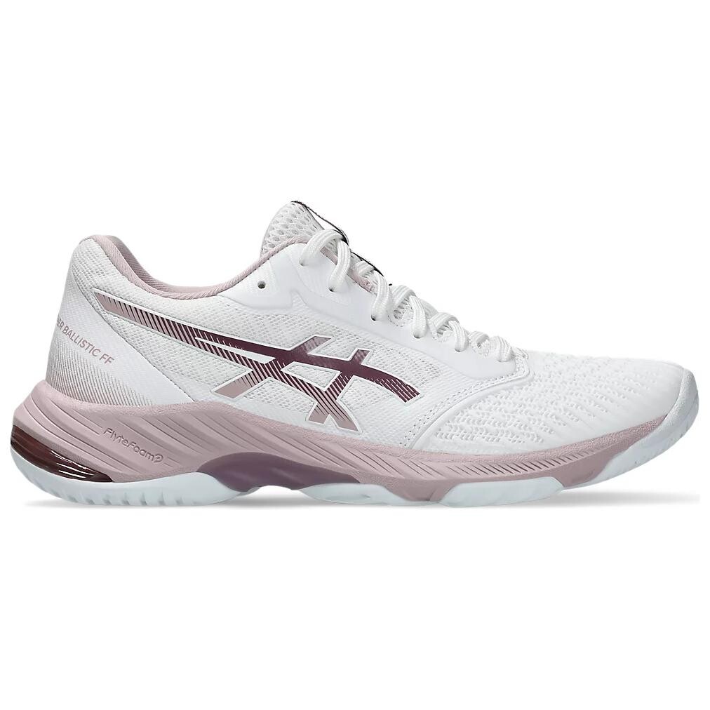 Кроссовки Asics Netburner Ballistic FF 3 Training Shoes Women's Low-top White/Pink, розовый — фото 2