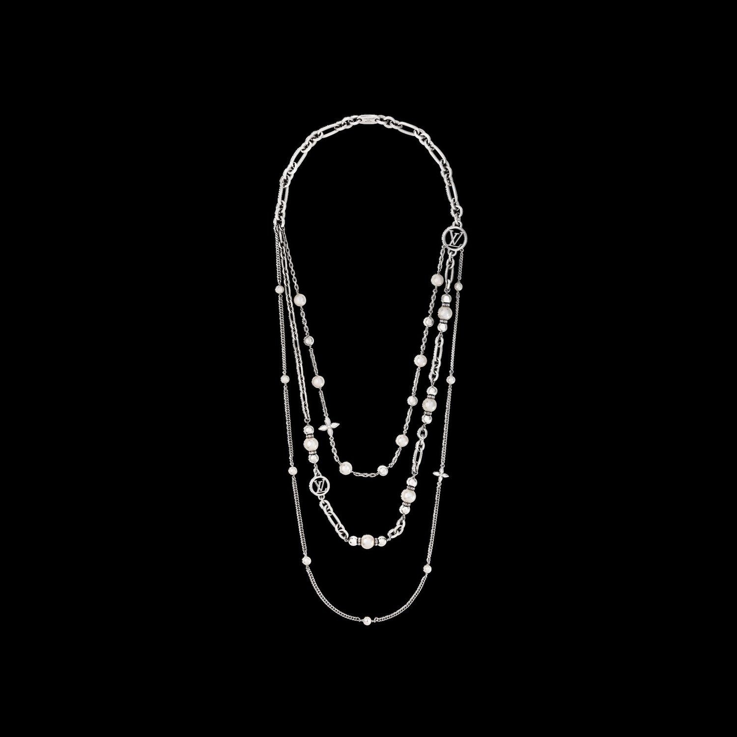 

Midnight Pearl Сотуар Louis Vuitton, серебряный