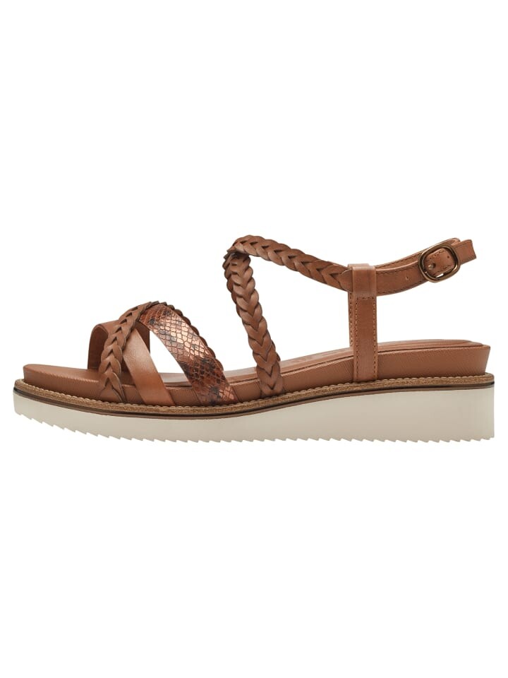 Сандалии на плоской подошве Tamaris Sandalette, коричневый — фото 4