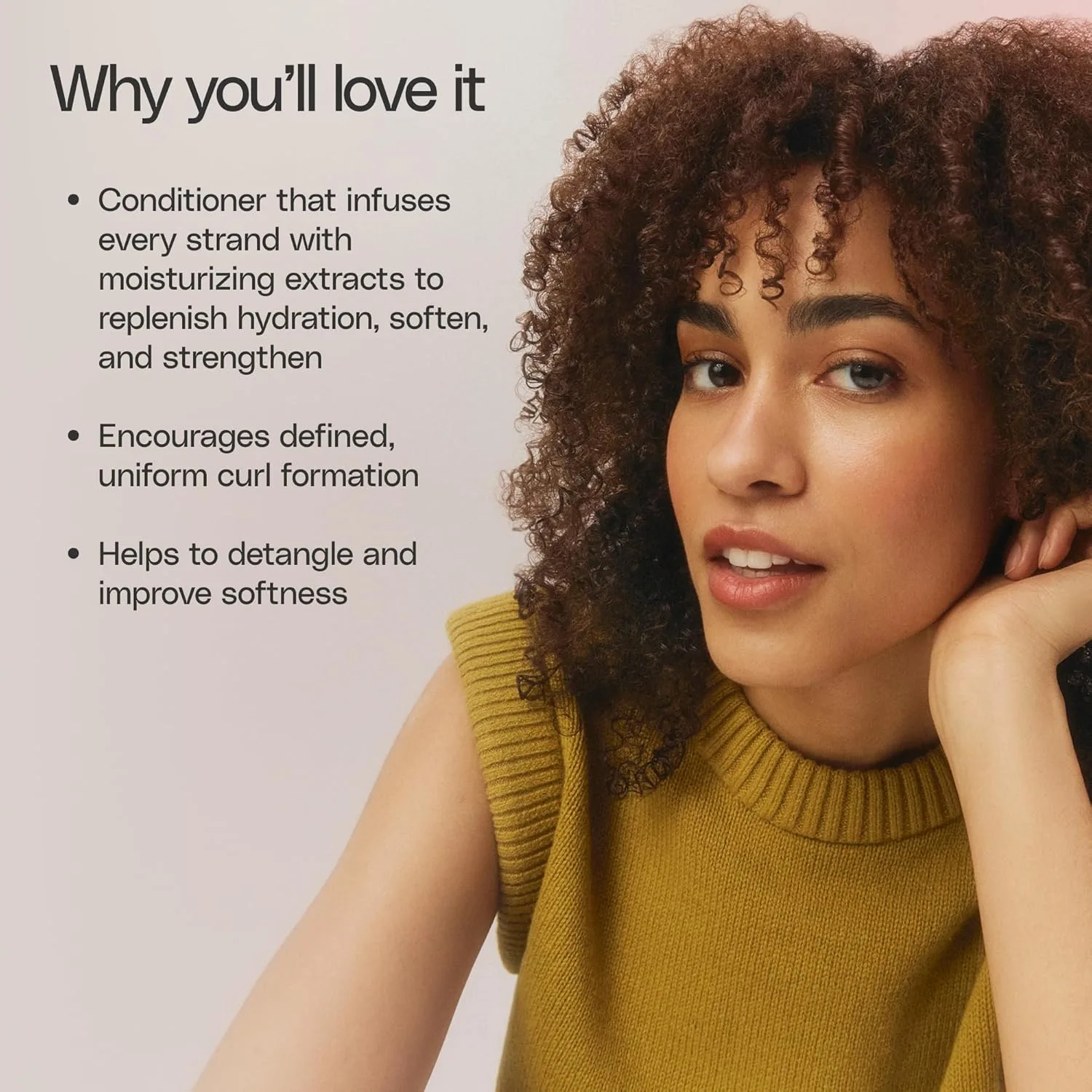 Набор Ouidad Curl Quencher: шампунь, кондиционер, гель для укладки и маска Moisture Lock - 251 мл шампунь и кондиционер, 251 мл гель, 231 мл маска, питание, увлажнение, контроль завитков, для тугих кудрей — фото 2