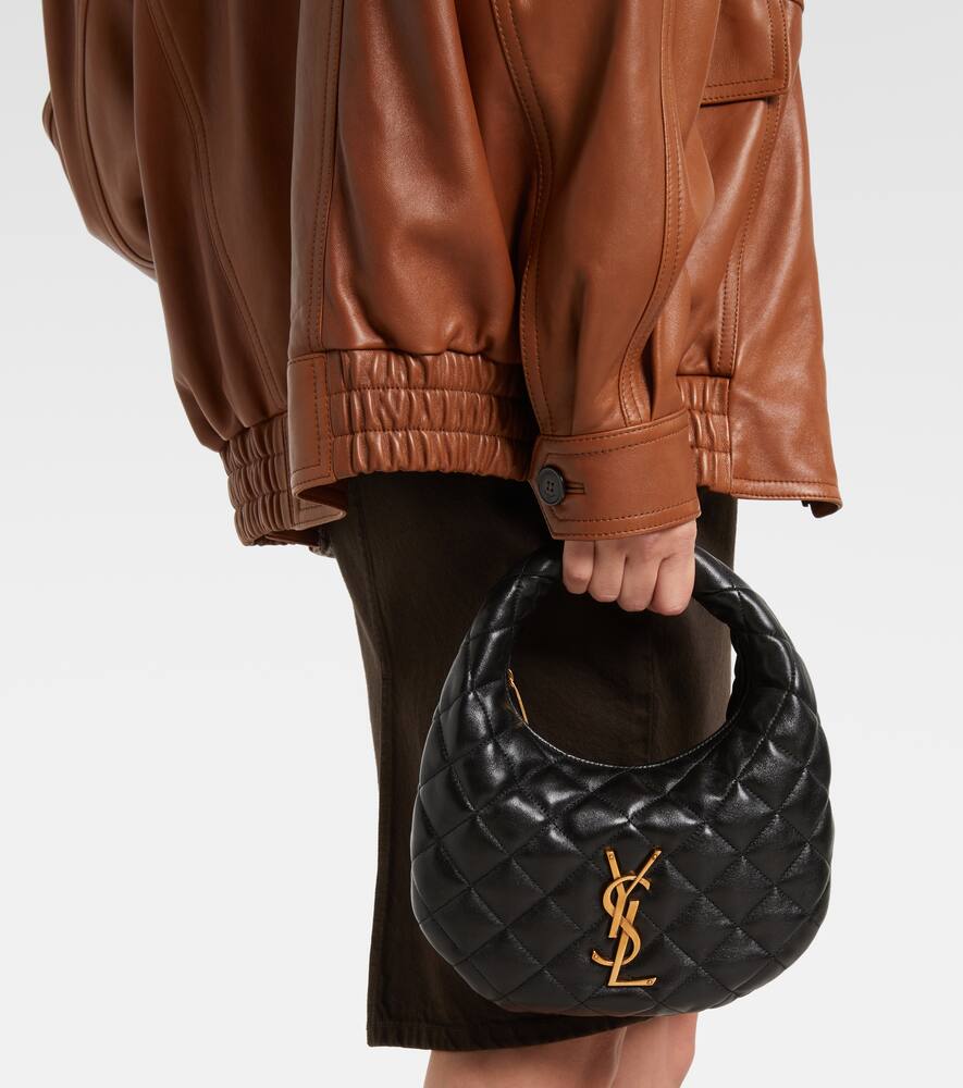 Сумка-тоут Icarino из стёганой кожи Saint Laurent, Black — фото 2