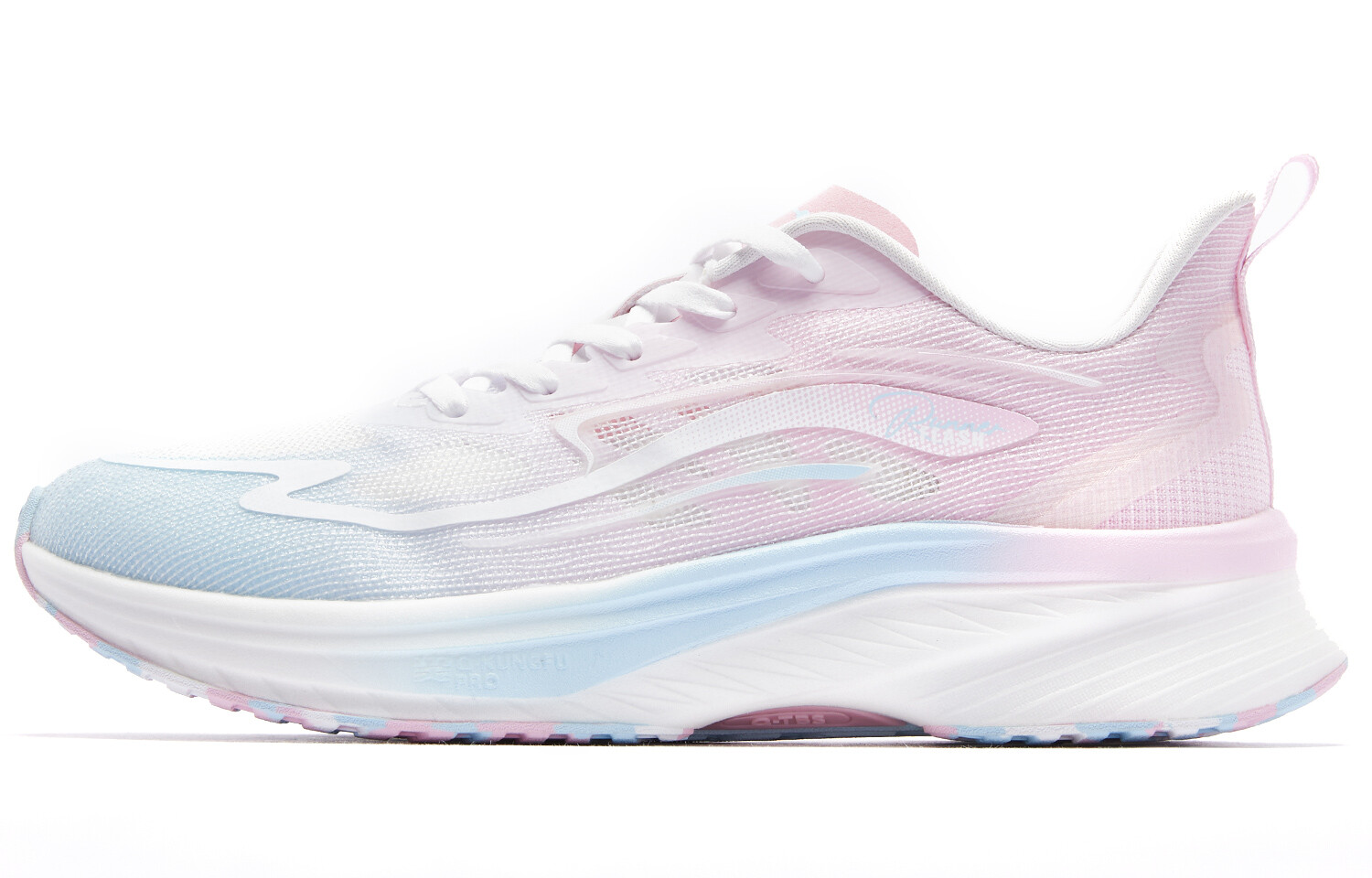

Кроссовки Rapid 1.0 женские с низким верхом Skyrim Blue/thistle Pink Qiaodan