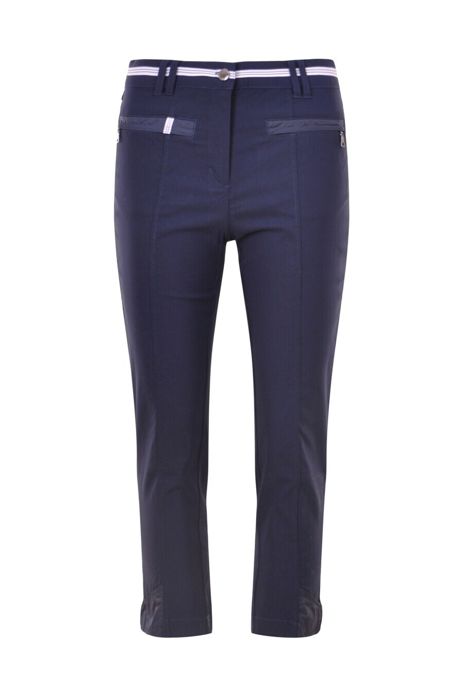 

Брюки Navigazione Slim fit Pleated Pants, темно-синий