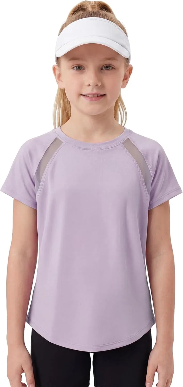 Детская футболка с коротким рукавом Stelle, Athletic Shirts, Light Purple