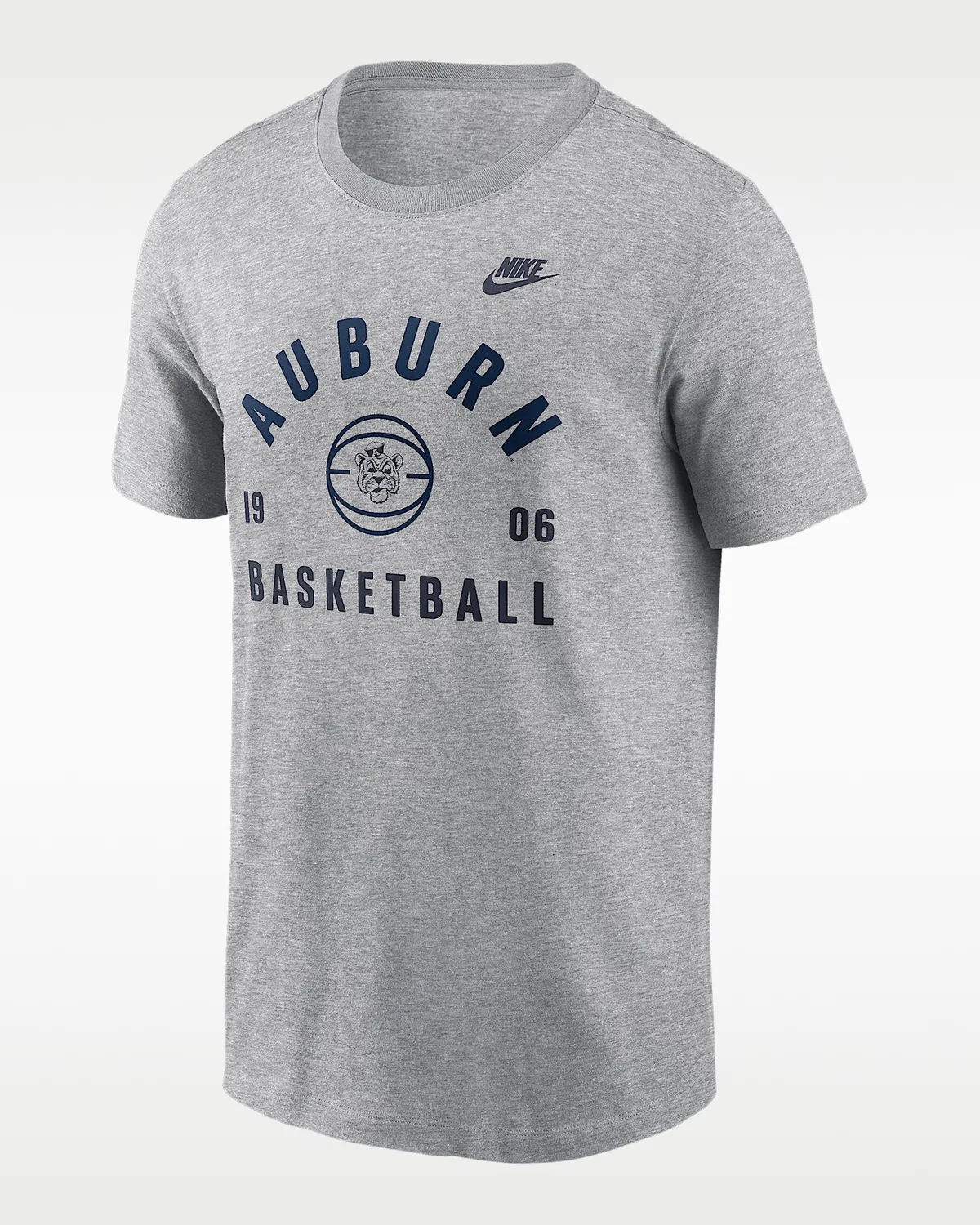 Мужская футболка Nike College Auburn Legacy Basketball Arch, Grey