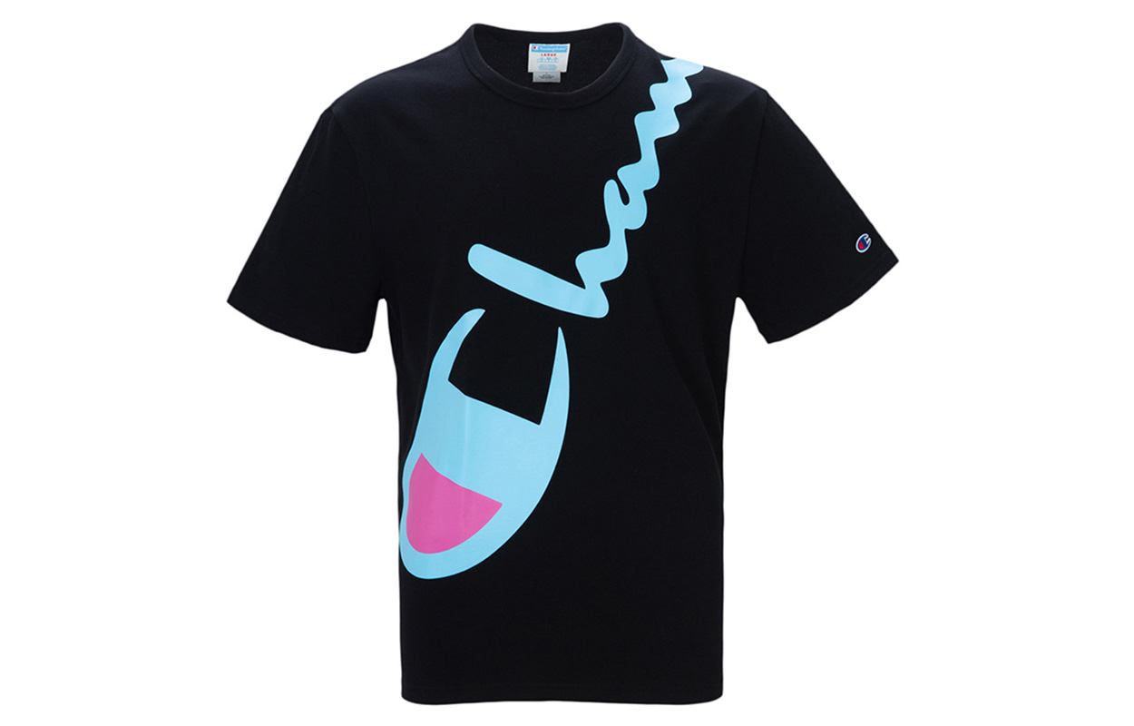 

Футболка мужская черная Champion US Version