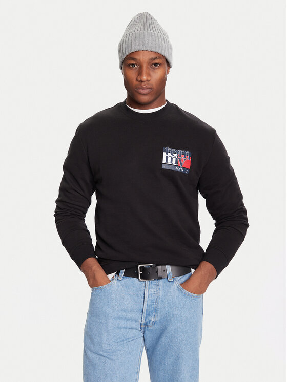 

Свитшот relaxed fit DM0DM22093 Tommy Jeans, черный