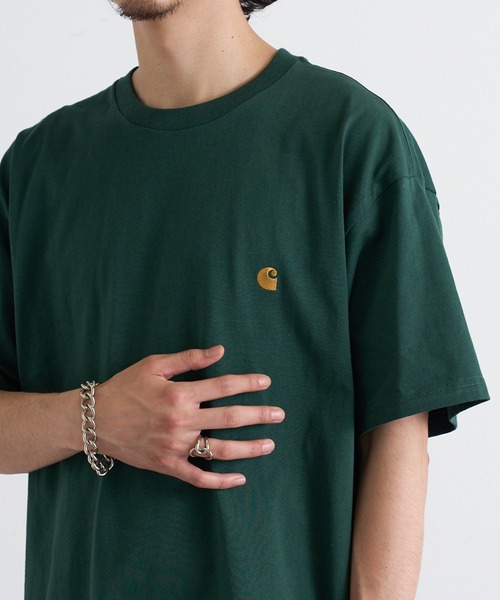 

Футболка с коротким рукавом, логотип Carhartt WIP, зеленый