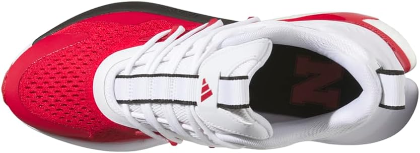 Кроссовки Adidas Унисекс-взрослые NCAA 25/26 Team Alphaboost V2, белый/черный/красный — фото 4