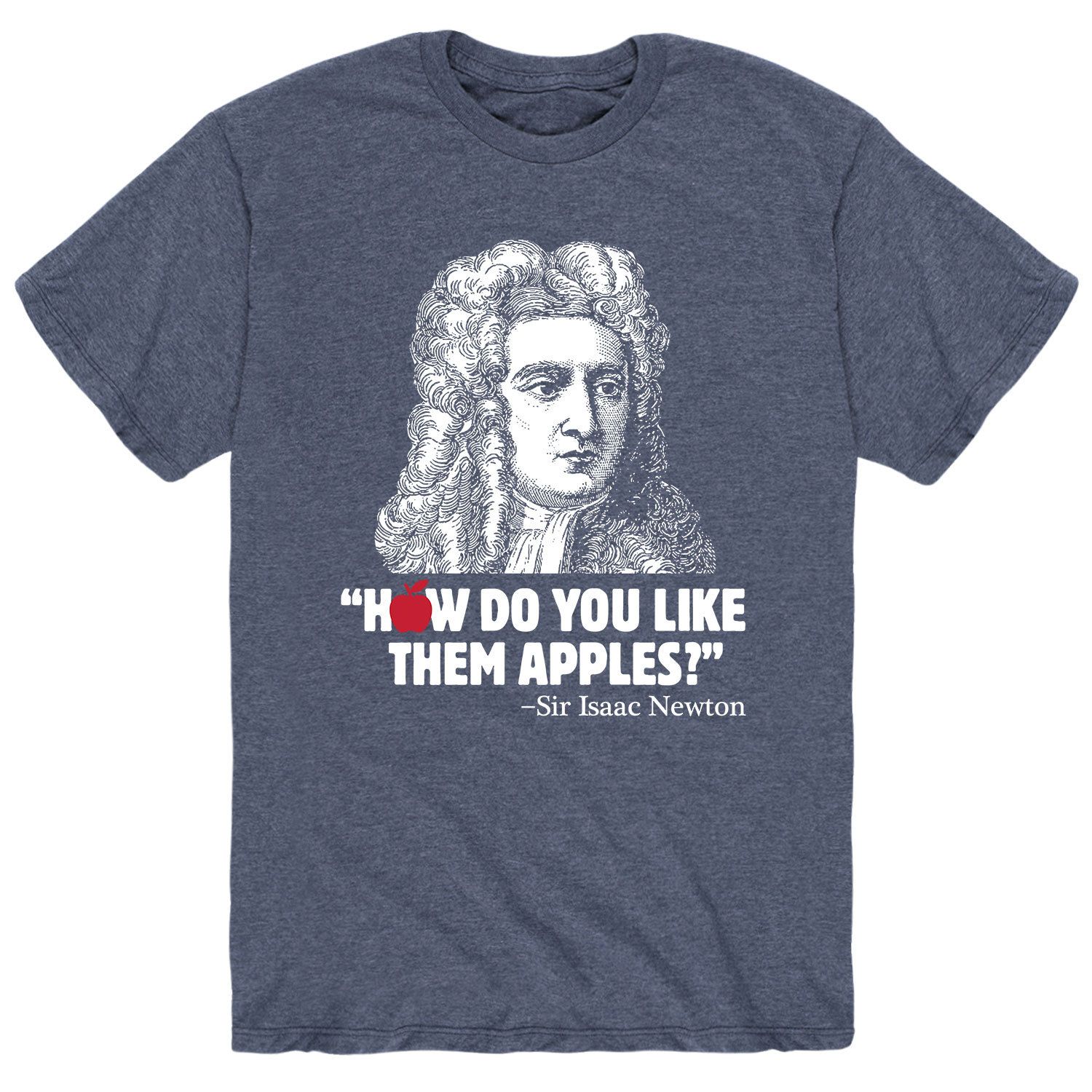 

Мужская футболка How Apples Newton Licensed Character