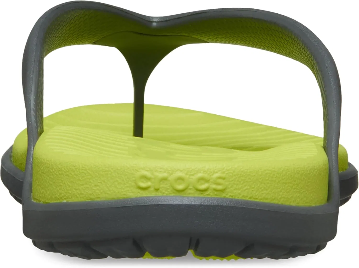 Сланцы Crocs, Slate Grey/Citrus — фото 2