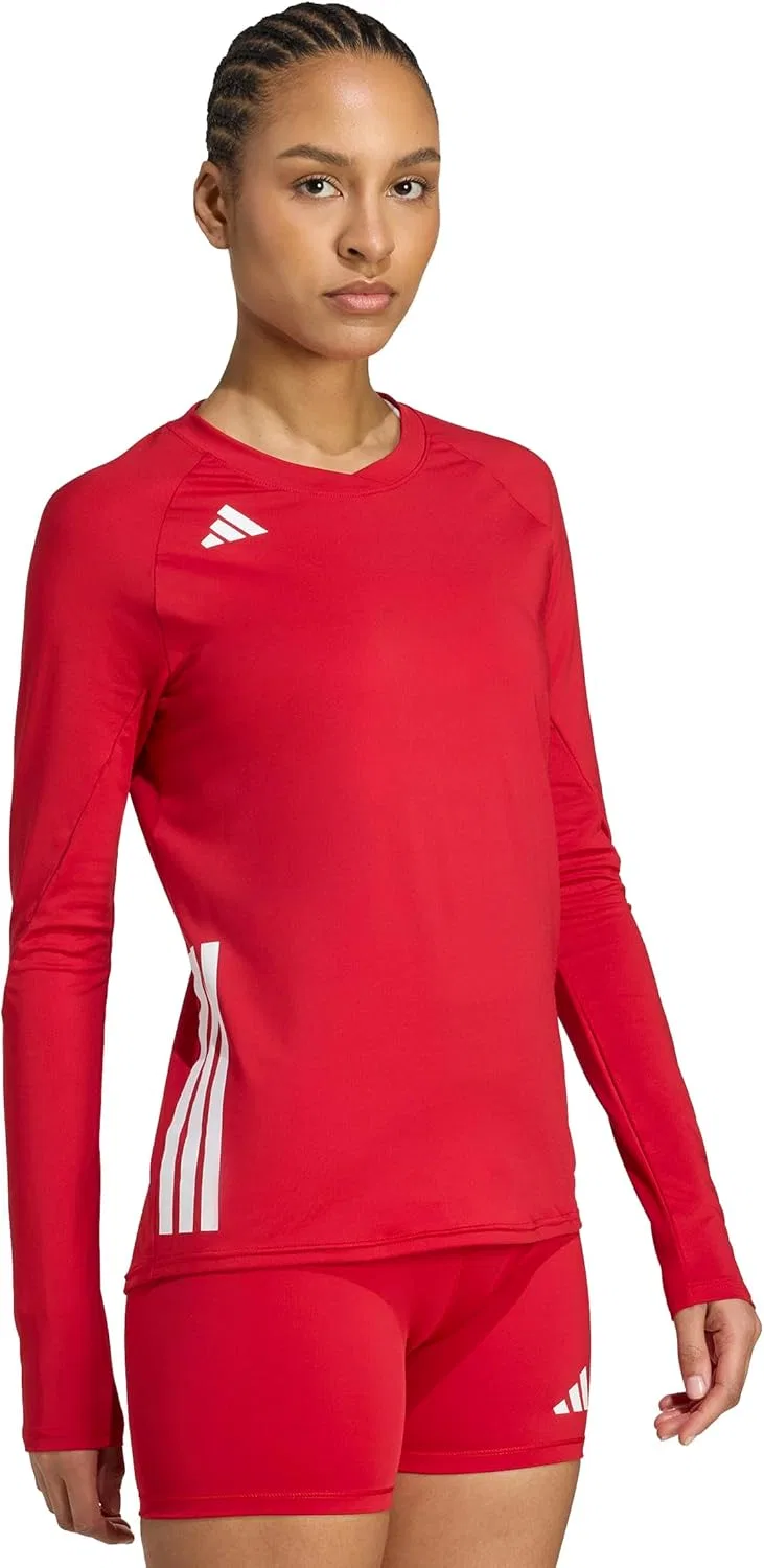 Волейбольная джерси с длинным рукавом adidas, Team Power Red — фото 3