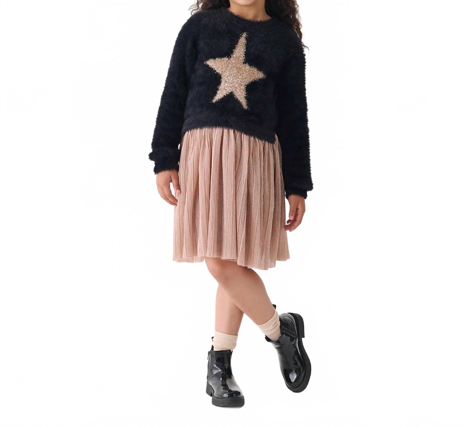 

Hatley Платье Good Star Mix Media черного цвета