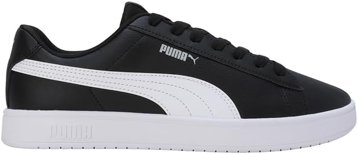 Кроссовки PUMA унисекс низкие, белый/черный/серый/светло-серый — фото 3