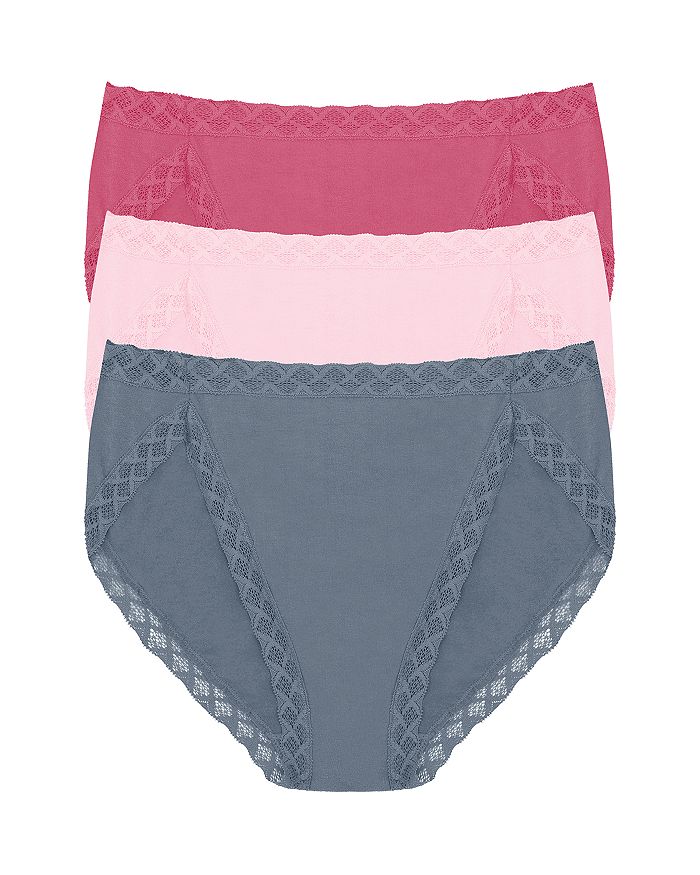 

Бюстгальтеры-бикини Bliss French Cut, комплект из 3 штук Natori, синий