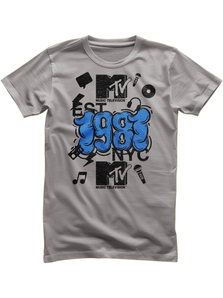 

Футболка MTV NYC 1981 T-Shirt серого цвета MTV, Серый, Футболка MTV NYC 1981 T-Shirt серого цвета MTV