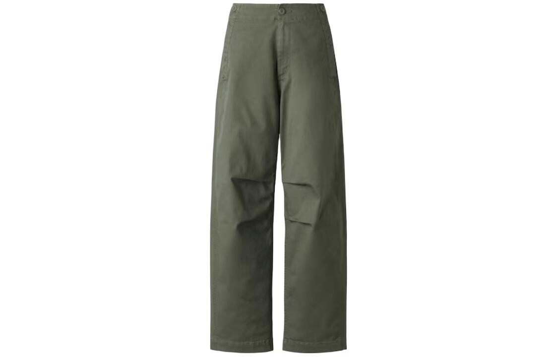 

C Коллекция Повседневные брюки женские Оливковый Uniqlo