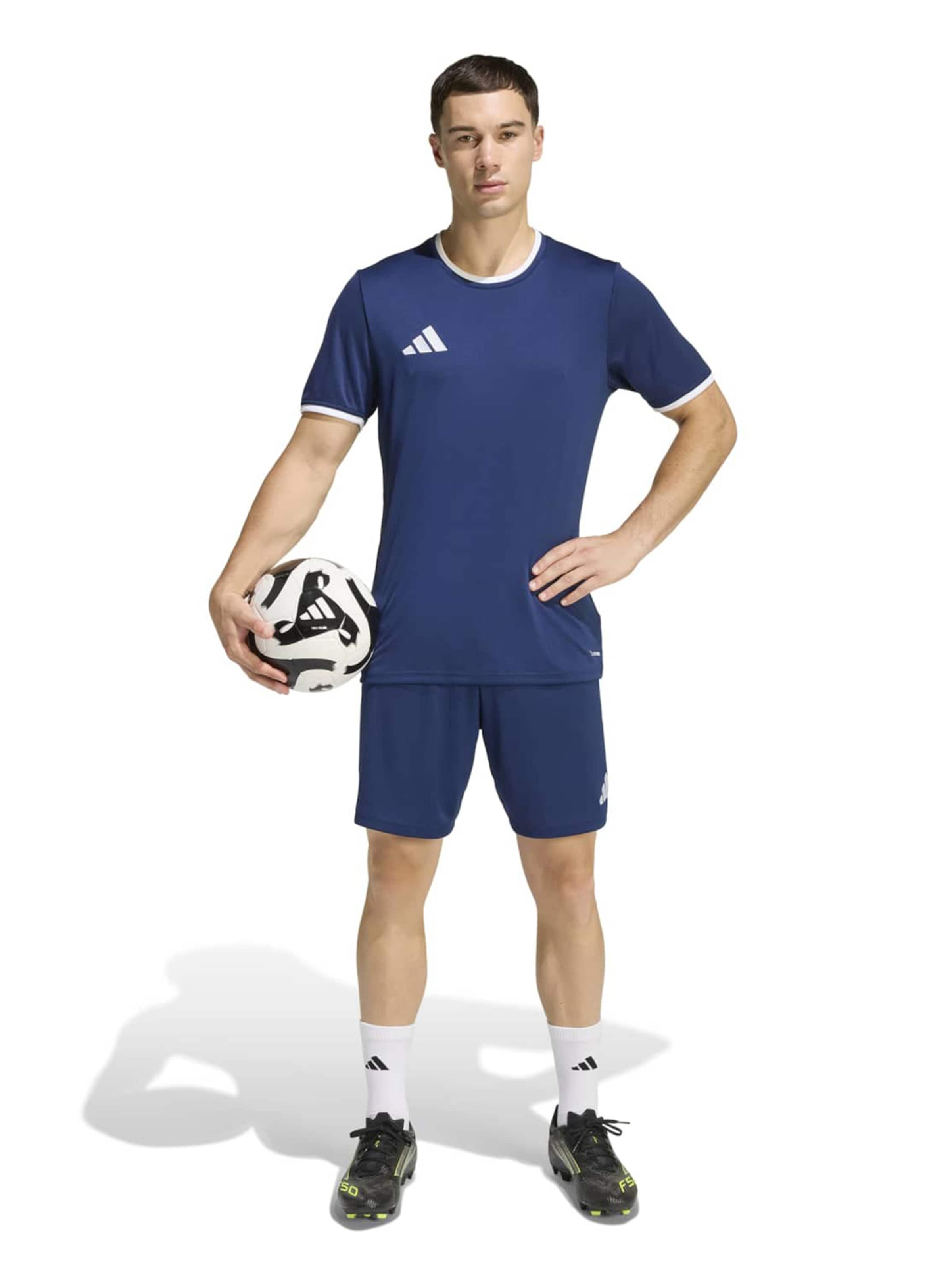 Adidas Performance Тренировочные шорты 'Entrada 26' в темно-синем цвете — фото 4