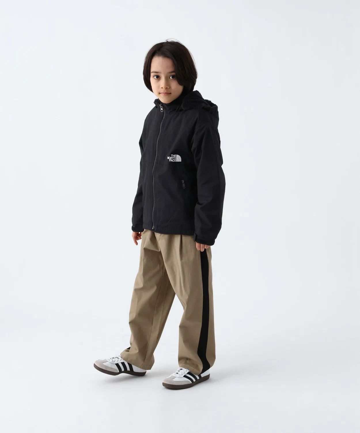 Куртка детская THE NORTH FACE Compact Nomad с капюшоном, розовая — фото 2