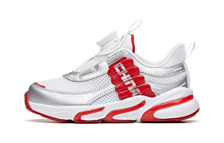 

Antakids Низкие детские беговые кроссовки white silver red для детей 3-7 лет