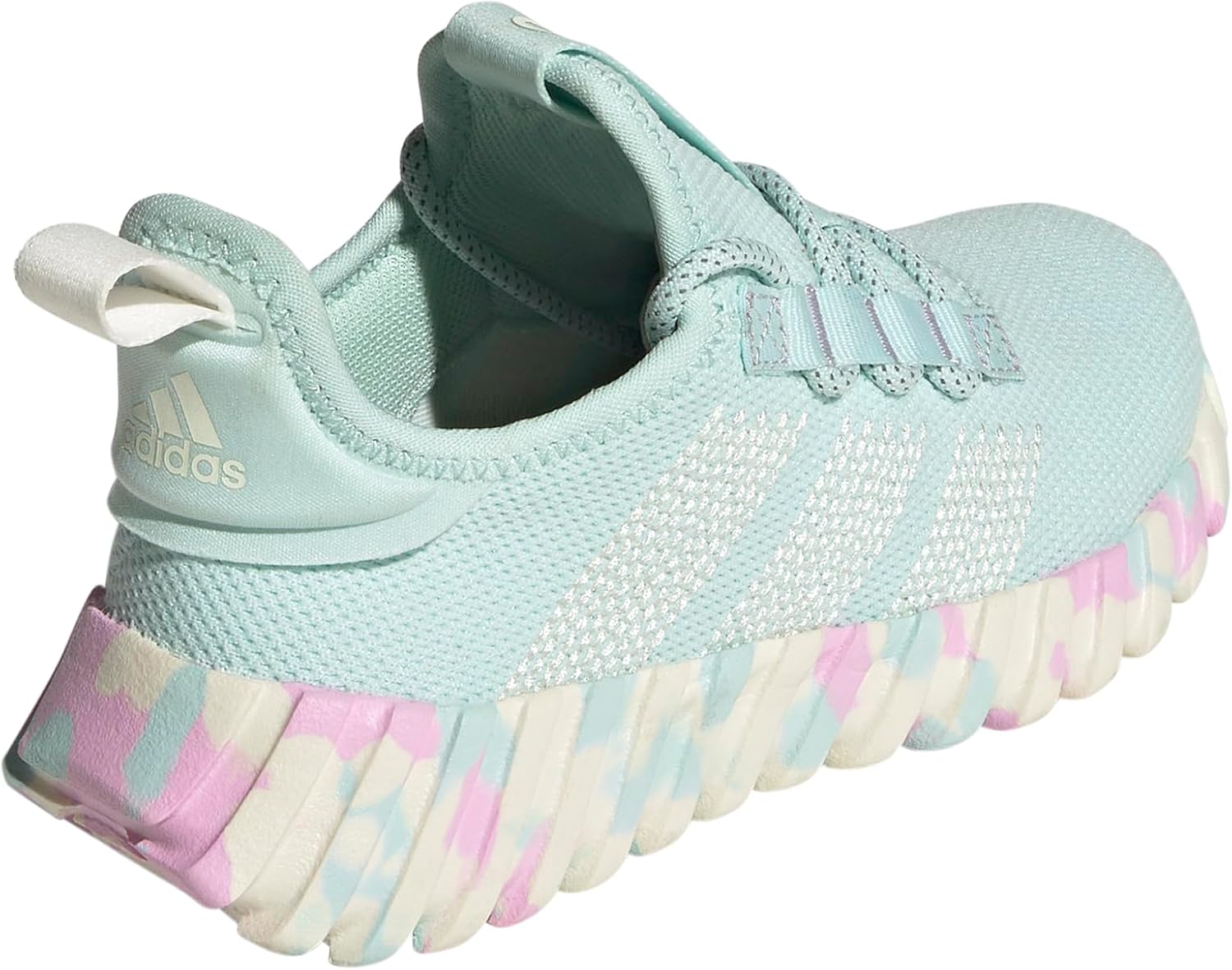 Детские кроссовки Adidas Kaptir Flow (унисекс), белый/мятный — фото 3