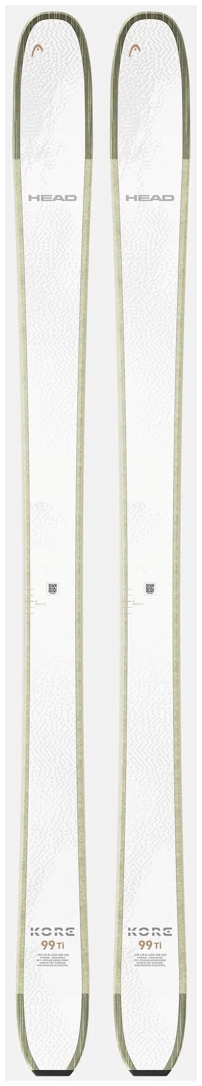 

Новые женские лыжи Head Kore 99 Ti W 2026 года, длина 163 см