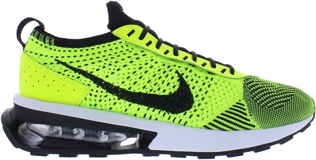 

Мужские кроссовки Nike Air Max Flyknit Racer, белый/черный/зеленый