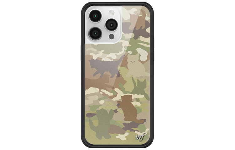 

ДИКОВЫЙ ЦВЕТОК Чехол для телефона Wildflower, Kitten Camo, a camouflage kitten