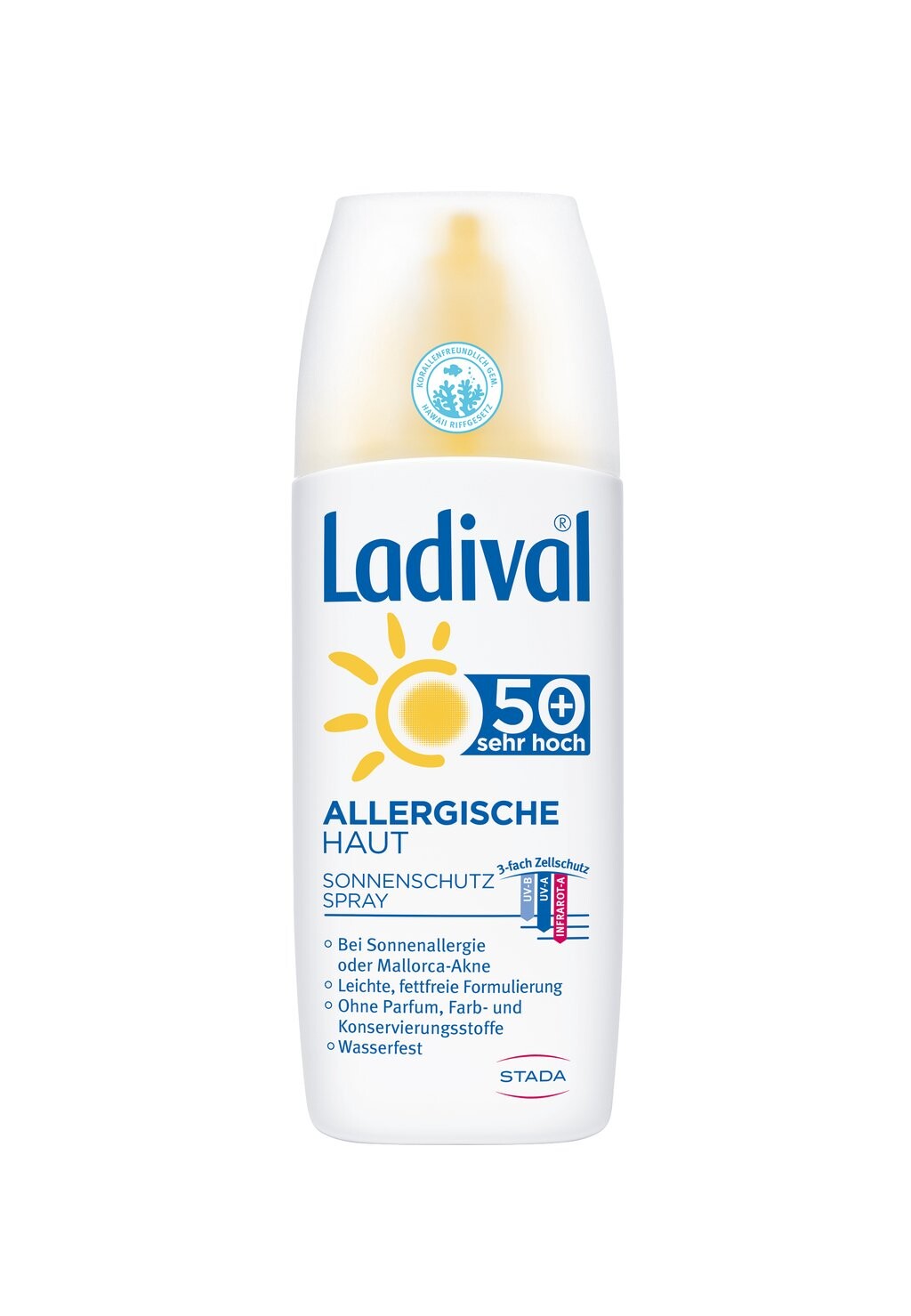 

Защита от солнца SONNENSCHUTZ ALLERGISCHE HAUT SONNENSCHUTZ SPRAY LSF 50+ Ladival