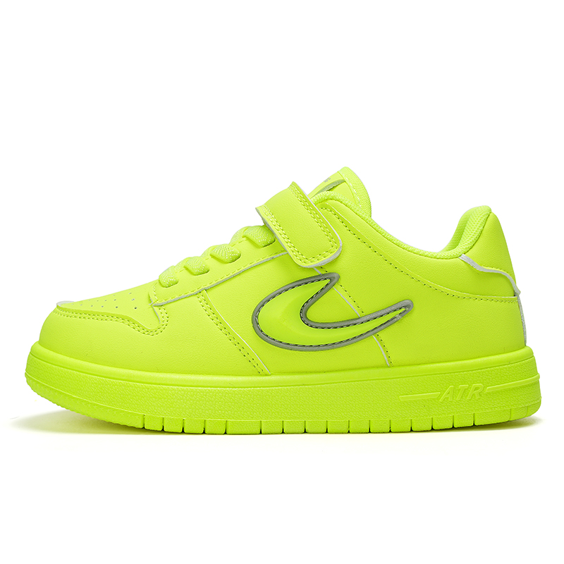 

Скользоустойчивые, износостойкие, водонепроницаемые низкие детские скейтерские кроссовки Kids' BOBDOG, зеленый