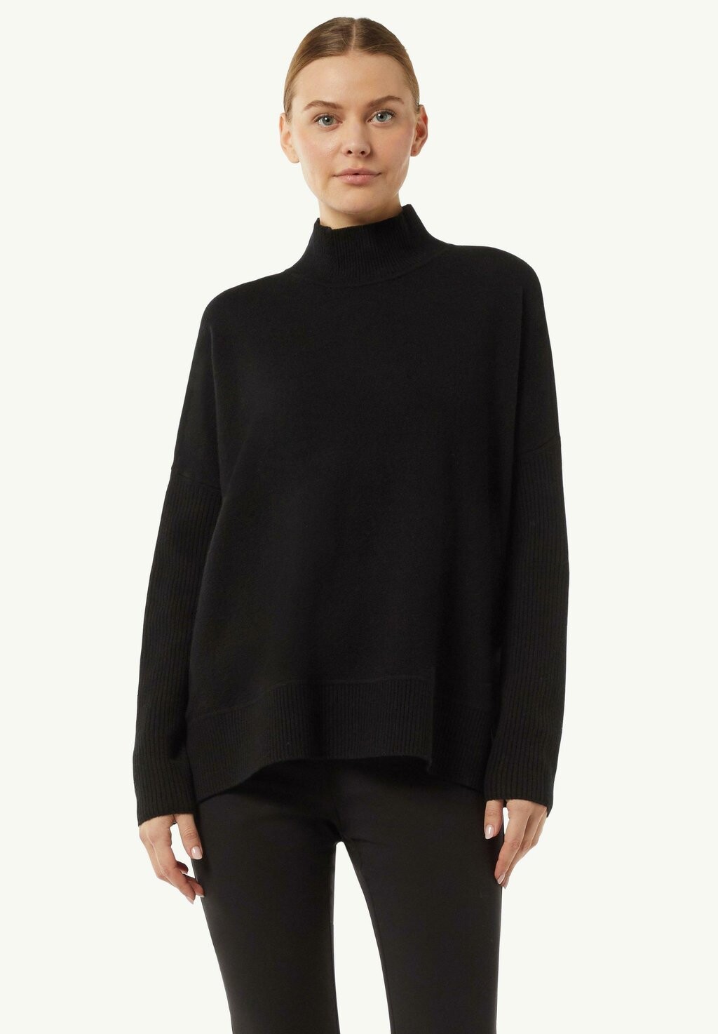 

Джемпер GESCHLITZTEM ROLLKRAGEN comma casual identity, черный