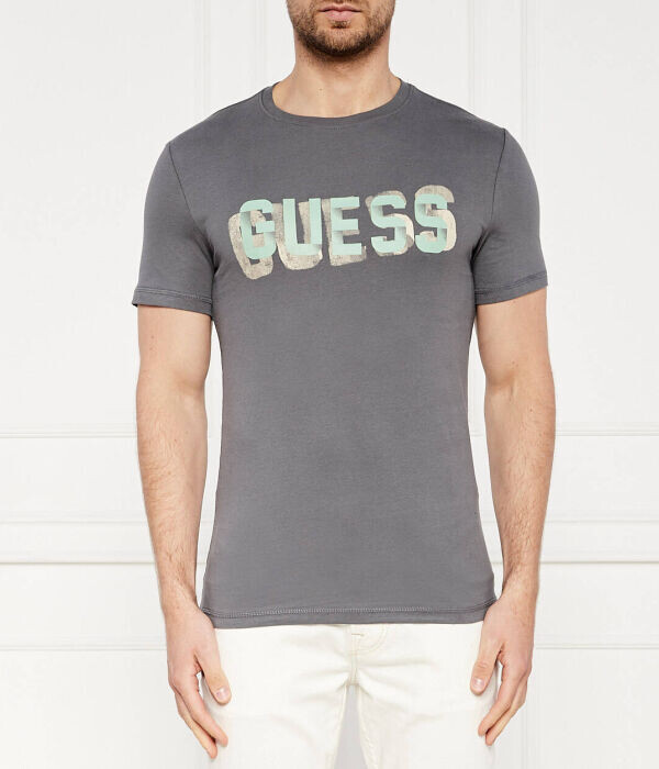 

Футболка мужская Guess Jeans с принтом, черный