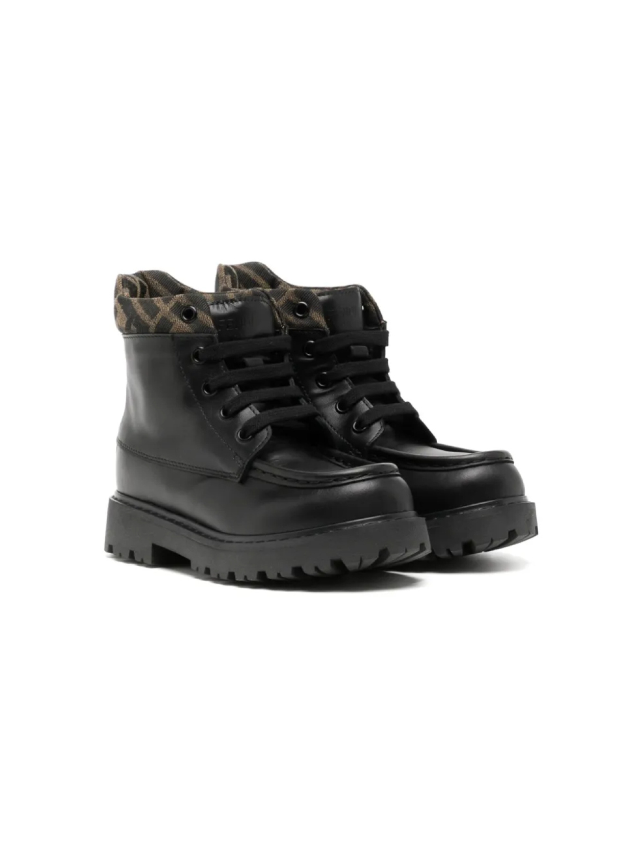

Ботинки с логотипом FF Fendi Kids, черный