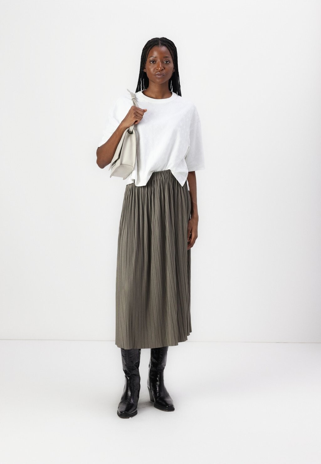 

Юбка А-силуэта UMA SKIRT Samsøe Samsøe, коричневый